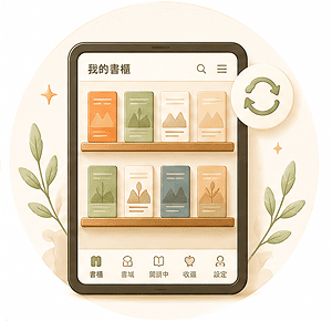 書櫃完整保留，閱讀不中斷